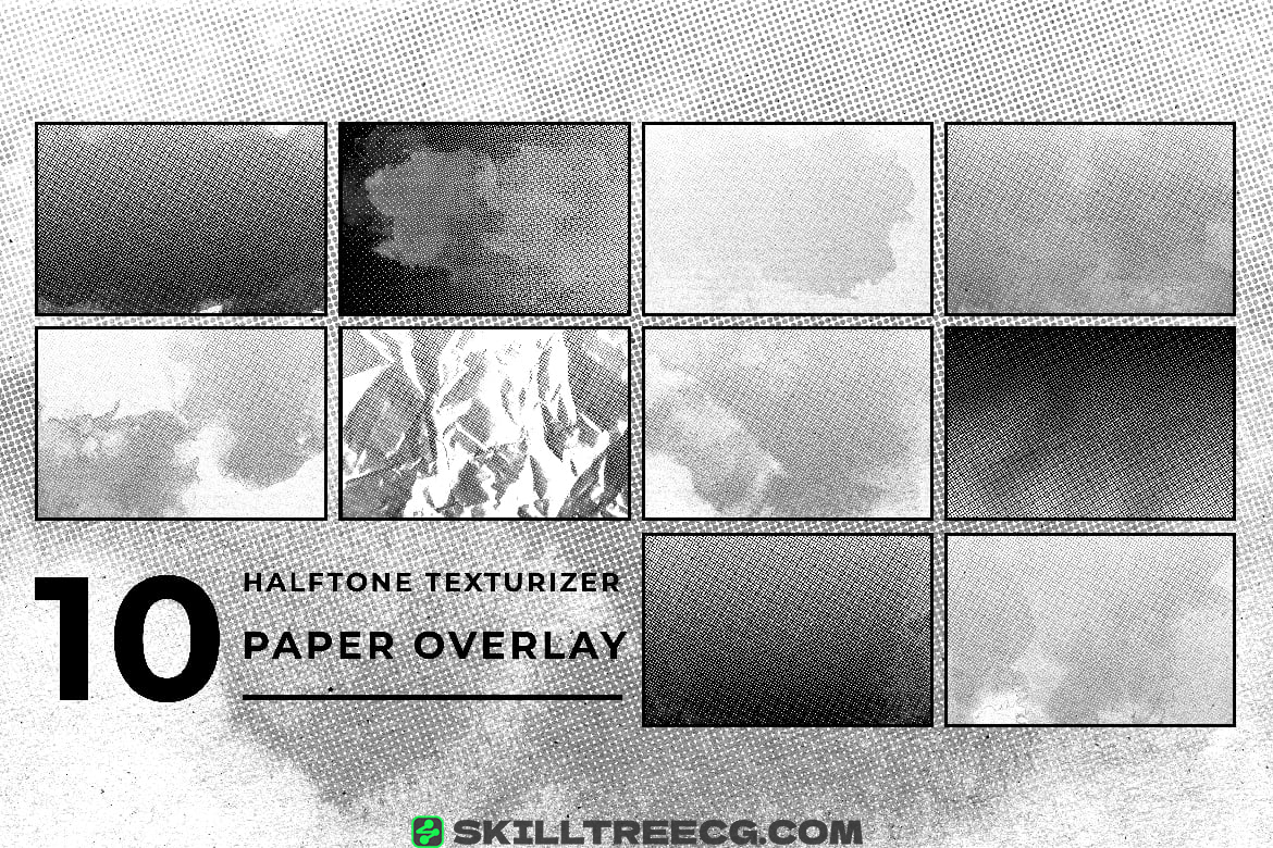 图片[3]-Halftone Texturizer Paper Overlay（940631）-技能树